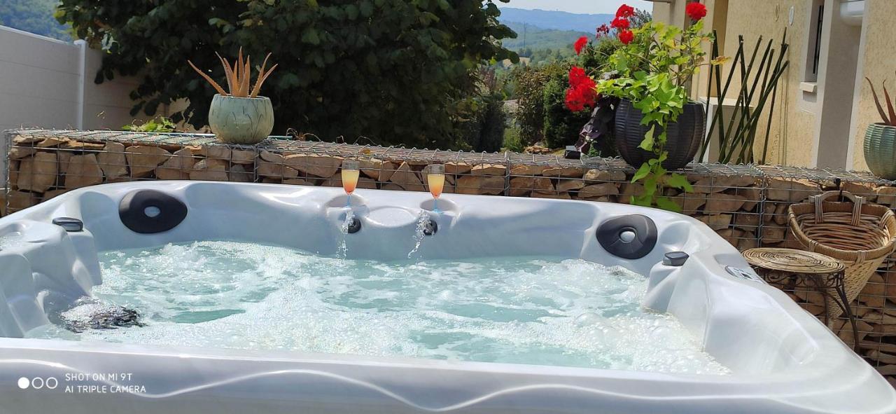 Campagne Et Jacuzzi ... C'Est Cosy Le Bumble Bee ! Villa Panossas Exterior photo